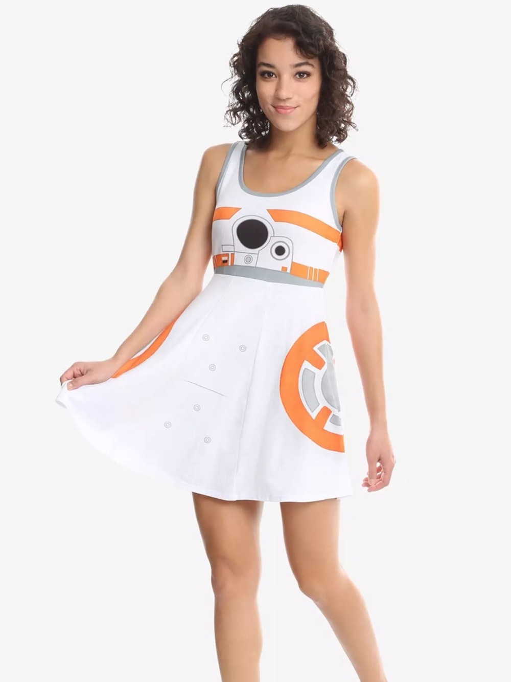 Star Wars BB-8 Cosplay Disneyland Vacation  Costume Disney Bound A-Line Dress XL